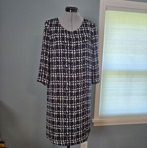 Blue Patterned Dress